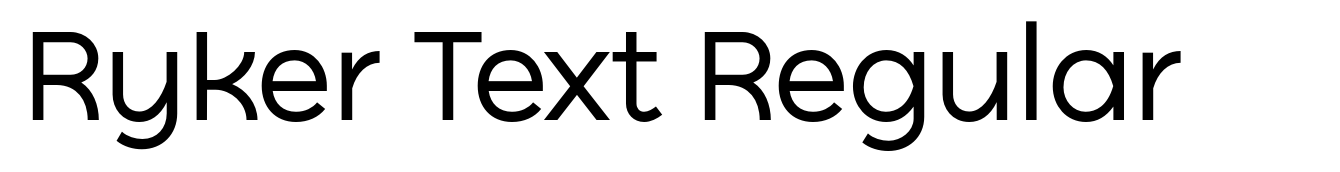 Ryker Text Regular